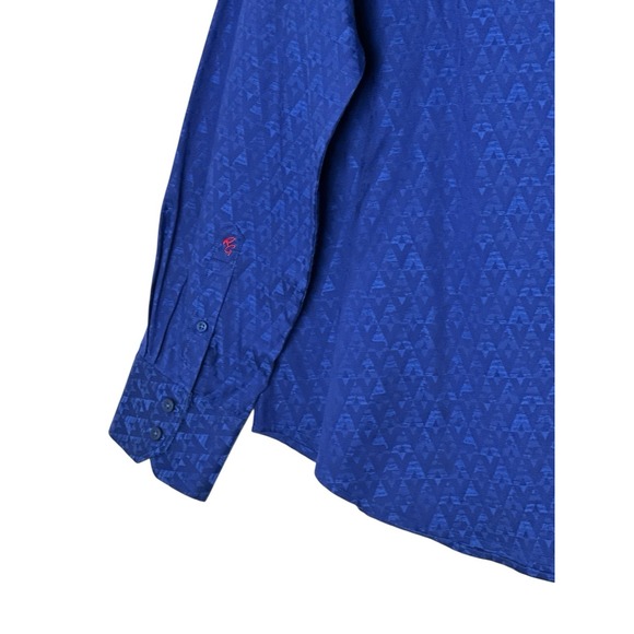 Robert Graham Shirt Men's 2XL Long Sleeve Button Up Designer Luxury Formal - Picture 11 of 11